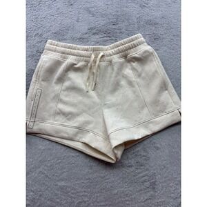 DSG Girls Sport Fleece Mid Rise Short Speckled‎ Cream Size L 14